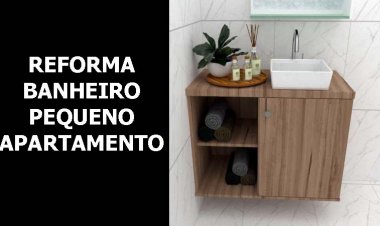 Reforma banheiro pequeno de apartamento