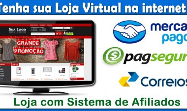 Faça sua loja virtual agora!