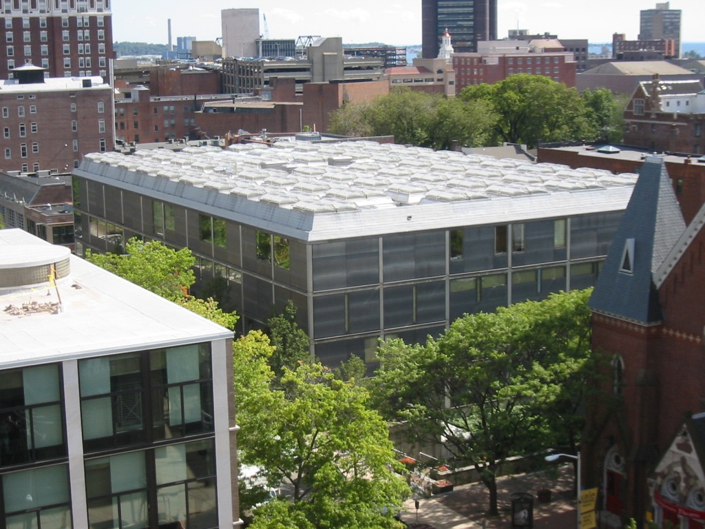 O Centro Yale para a arte britânica (Yale Center for British Art), em New Haven, Connecticut
