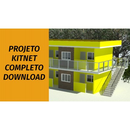 Projeto kitnet planta para download 