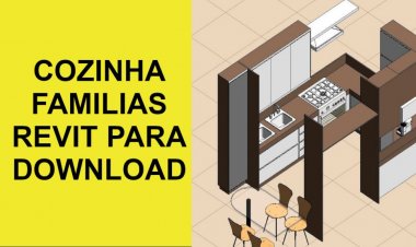 Download famílias Revit para cozinha