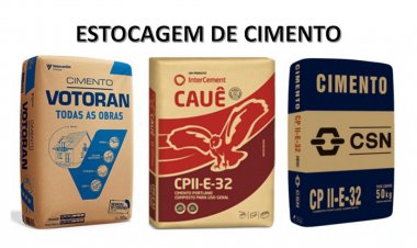 Estoque de cimento correto