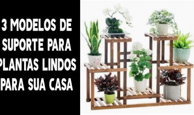 3 tipos de suporte para deixar sua casa linda