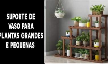 Suporte para vaso de planta grande