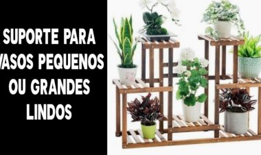 Suporte para vasos grandes ou pequenos