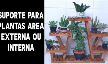 Suporte para plantas uso externo e interno