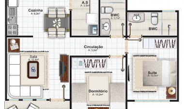 Plantas de casas, projetos completos para seu terreno