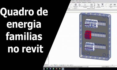 Quadro de energia familias no revit
