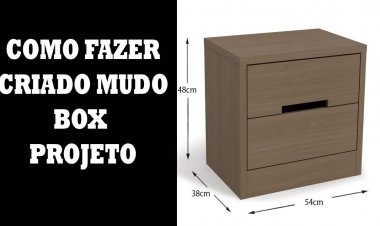 Como fazer um criado mudo alto