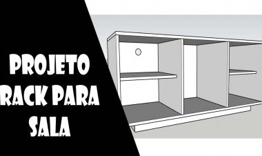 Desenho de moveis projeto rack