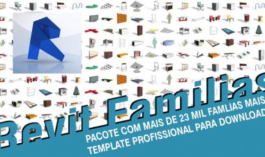 Famílias Revit download de pacote de 12 gigas