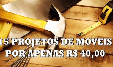 Projetos de moveis por R$ 40,00