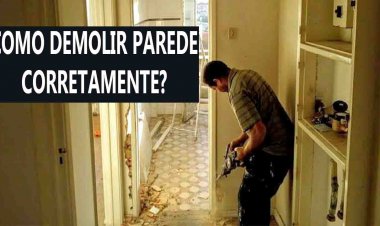 Como demolir a parede do apartamento?