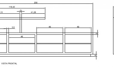 Projeto de Rack planejado