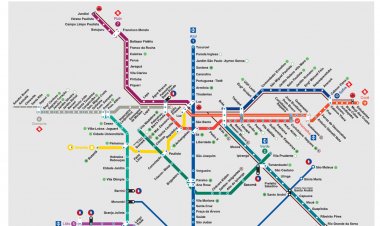 Mapa do metro sp, e mapa da cptm