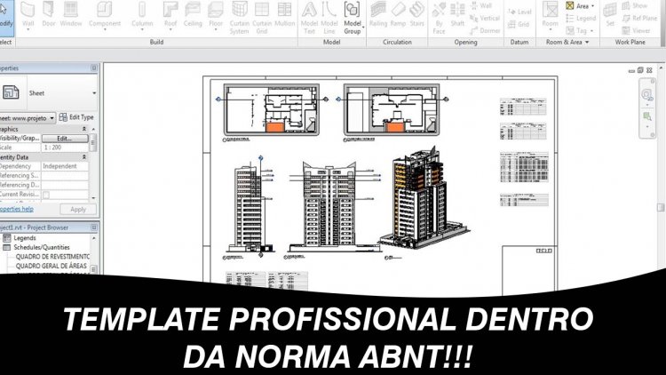 Download template revit profissional – norma ABNT