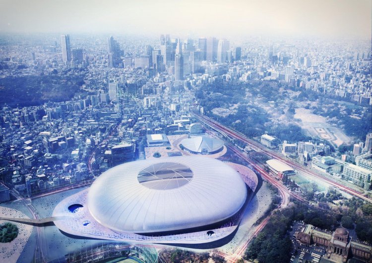 Olimpíadas de 2020, NEW NATIONAL STADIUM JAPAN,TOKYO.  Arquitetura.